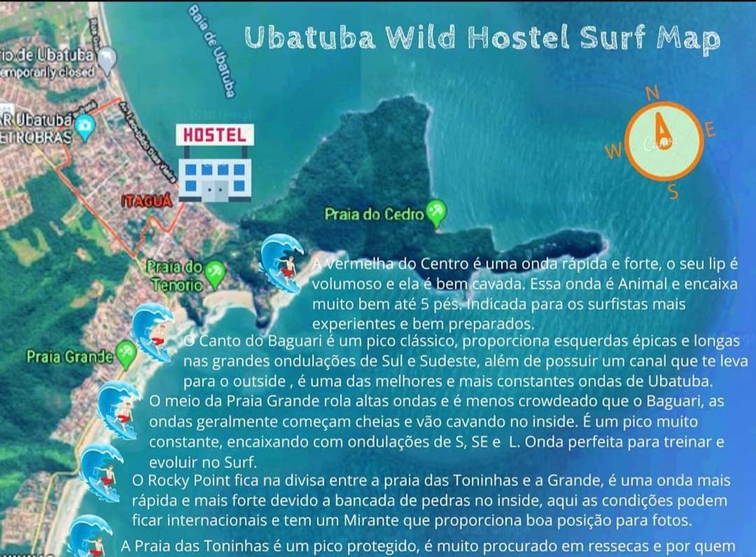 Ubatuba Wild Surf Hostel Kültér fotó